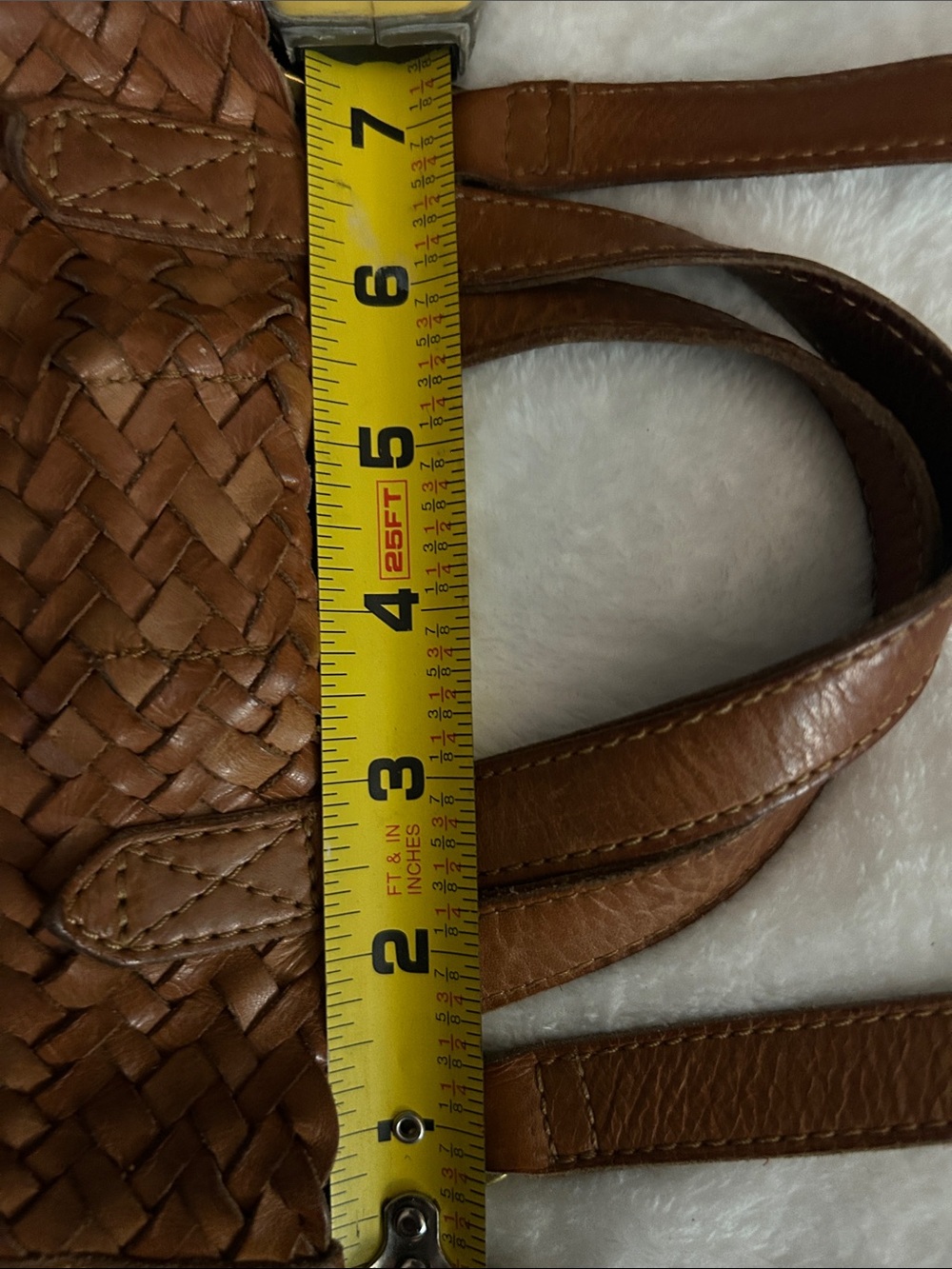 Madewell Woven Leather Crossbody Bag - Brown - Picture 6 of 16